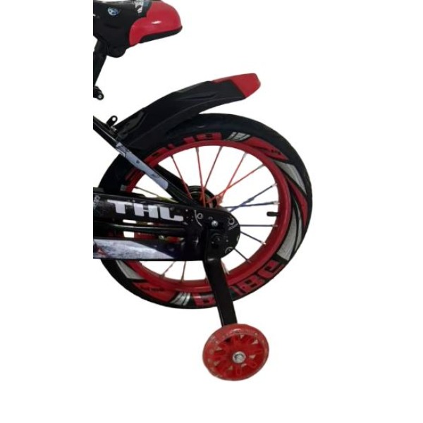 Bicicleta copii 10-14 ani cu roti ajutatoare si bidon pentru apa in suport JHT, 20 inch, Rosu Bicicleta copii 10-14 ani cu roti ajutatoare si bidon pentru apa in suport JHT, 20 inch, Rosu