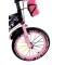 Bicicleta copii 5-7 ani cu roti ajutatoare si bidon pentru apa in suport JHT, 16 inch, Roz Bicicleta copii 5-7 ani cu roti ajutatoare si bidon pentru apa in suport JHT, 16 inch, Roz