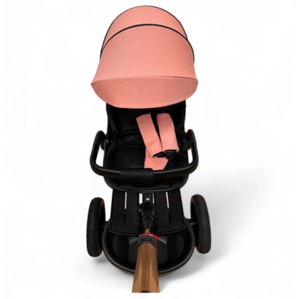 Tricicleta Copii Cu Pozitie De Somn Scaun Rotativ Sunete Si Lumini TRC-05,Roz Somon Plus
