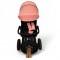 Tricicleta Copii Cu Pozitie De Somn Scaun Rotativ Sunete Si Lumini TRC-05,Roz Somon Plus