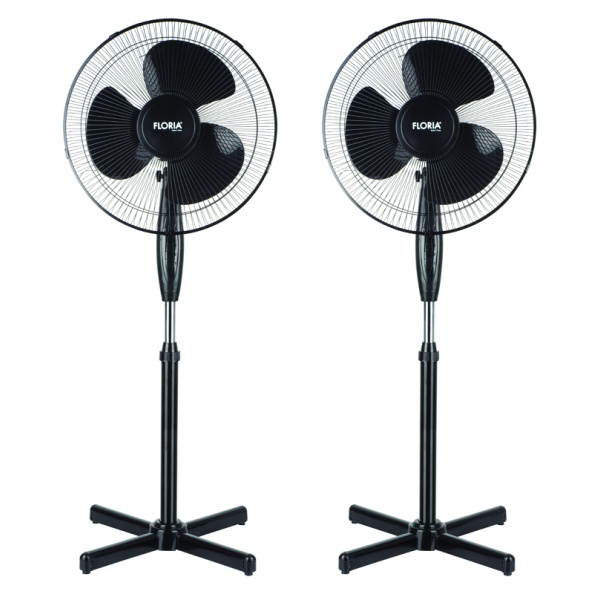 Set 2 bucati Ventilator, Negru Putere 40W, Diametru 40 cm Set 2 bucati Ventilator, Negru Putere 40W, Diametru 40 cm