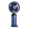 Ventilator portabil, 3 in 1, De Mana, De Birou, De Gat, 5 viteze, afisaj LED, Pliabil, incarcare USB, Albastru