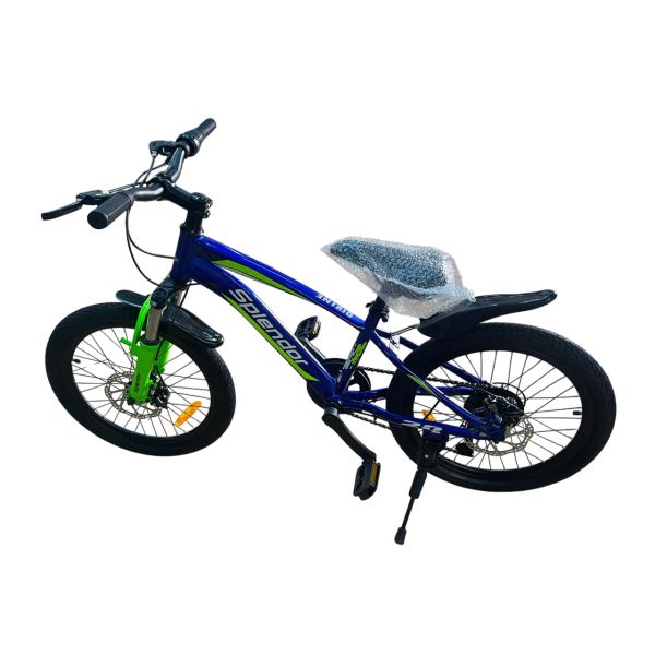 Bicicleta pentru copii Splendor 20 Inch, (NEGRU+VERDE), Material cadru: otel, Tip frana DISC, 6 viteze Bicicleta pentru copii Splendor 20 Inch, (NEGRU+VERDE), Material cadru: otel, Tip frana DISC, 6 viteze