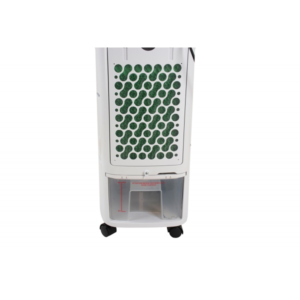 Ventilator cu racitor si purificator de aer mobil ZILAN, Racire/Umidificare/Purificare, Telecomanda, Temporizator 1-12 ore Rezervor apa 7 l, Portabil, Alb