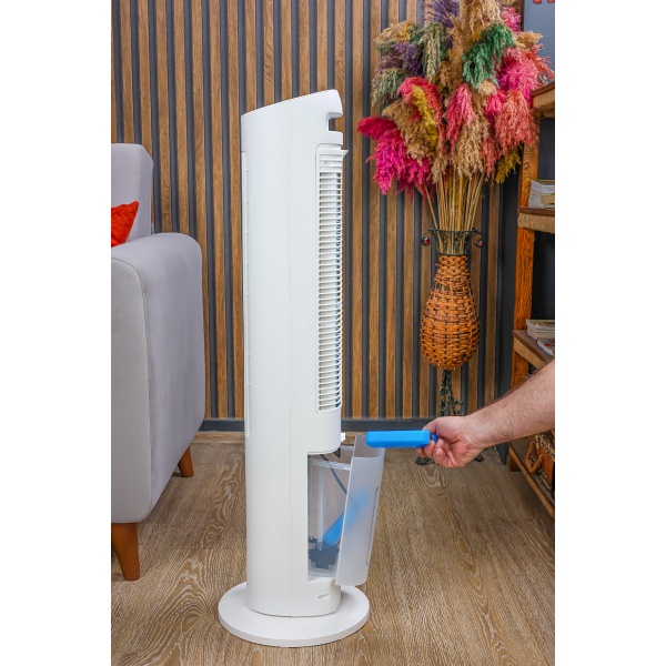Ventilator Zilan tip turn, capacitate 3L apa, control prin Touch, 3 trepte de viteza, Timer 12h Ventilator Zilan tip turn, capacitate 3L apa, control prin Touch, 3 trepte de viteza, Timer 12h