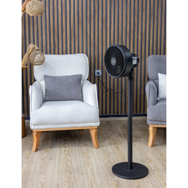 Circulator aer cu picior Zilan, Putere 65W, 3 trepte de viteza, Diametru grilaj 27 cm, Inaltime reglabila Circulator aer cu picior Zilan, Putere 65W, 3 trepte de viteza, Diametru grilaj 27 cm, Inaltime reglabila