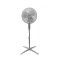 Ventilator cu picior Floria, 3 trepte de viteza, inaltime reglabila, Rotire stanga-dreapta, Unghi inclinare reglabil, 40W