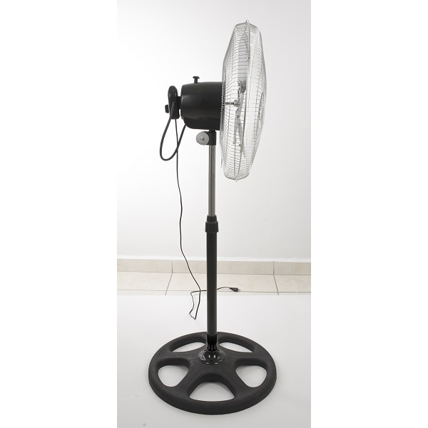 Ventilator cu picior FLORIA ,negru cu gri 3 in 1, Putere 55 W, 3 viteze, diametru 45 cm Ventilator cu picior FLORIA ,negru cu gri 3 in 1, Putere 55 W, 3 viteze, diametru 45 cm