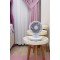 Ventilator de birou Zilan, 3 trepte de viteza, Oscilatie, Putere 45W