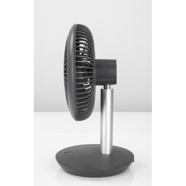Ventilator portabil reincarcabil ZILAN, Gri incarcare USB, Putere 5W, Diametru 18 cm, 4 viteze reglabil pe vertical Ventilator portabil reincarcabil ZILAN, Gri incarcare USB, Putere 5W, Diametru 18 cm, 4 viteze reglabil pe vertical
