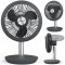 Ventilator portabil reincarcabil ZILAN, Gri incarcare USB, Putere 5W, Diametru 18 cm, 4 viteze reglabil pe vertical Ventilator portabil reincarcabil ZILAN, Gri incarcare USB, Putere 5W, Diametru 18 cm, 4 viteze reglabil pe vertical