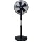 Ventilator cu picior Hausberg Speed, 40W-55W, 40 cm, 3 viteze, timer 1-2 ore, oscilatie, inaltime reglabila, negru