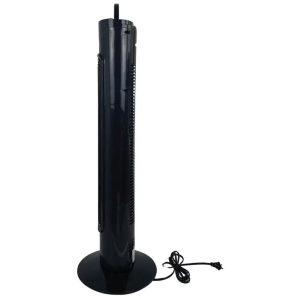 Ventilator turn Hausberg, 60W, 32 inch, 3 moduri, 3 viteze, telecomanda, touch, negru
