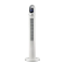 Ventilator turn digital Hausberg, 55W, 45 inch, 3 viteze, temporizator 24h, LED, oscilatie, telecomanda, alb
