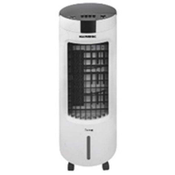 Racitor de aer portabil Hausberg, 65–80W, rezervor 7.8L, 3 viteze, oscilatie 60°, pachet gheata inclus, alb