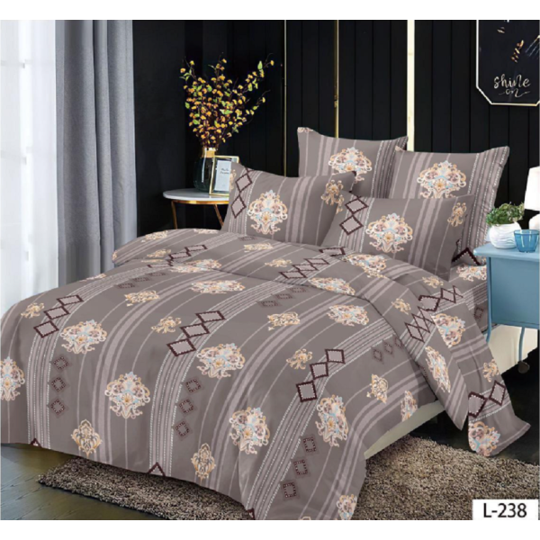 Lenjerie de pat dublu Bumbac Finet, pentru 2 persoane, 6 piese, Cearceaf de pat 230 x 250cm, JN-130 Lenjerie de pat dublu Bumbac Finet, pentru 2 persoane, 6 piese, Cearceaf de pat 230 x 250cm, JN-130