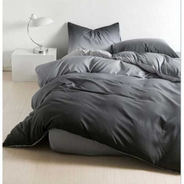 Set Lenjerie Eleganta Satinat  din 4 piese, Cearceaf de pat 230x245cm, cearceaf de pilota 200x230 cm, NN-024