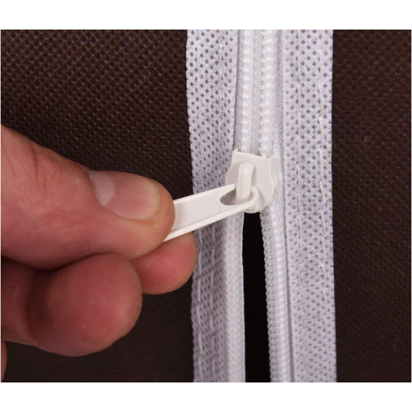 Dulap textil dublu pentru haine, inchidere prin fermoar Dulap textil dublu pentru haine, inchidere prin fermoar