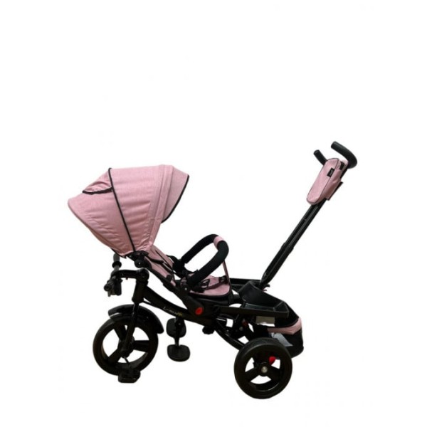 Tricicleta cu pozitie de somn, muzica si lumini, 8 luni - 4 ani, Roz Pudra - SL02 ROZ PUDRA