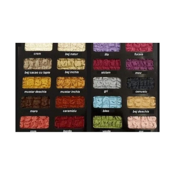 Husa creponata cu volane pentru cacao cu lapte