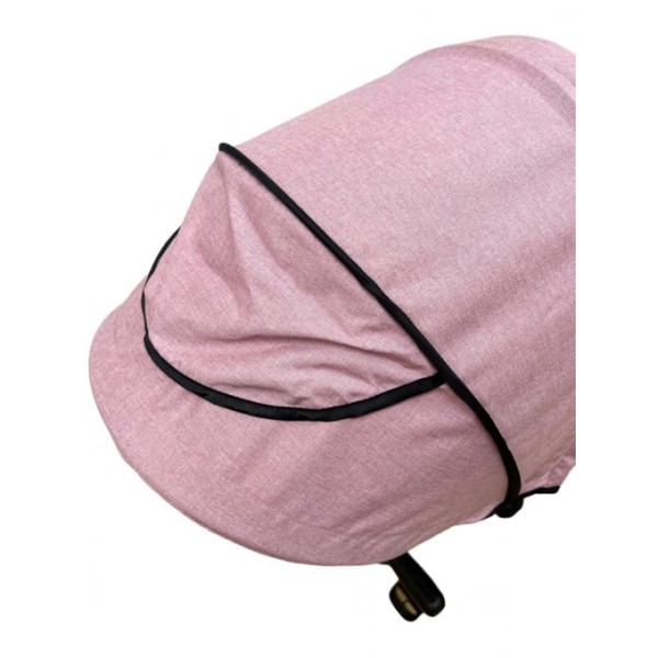 Tricicleta cu pozitie de somn, muzica si lumini, 8 luni - 4 ani, Roz Pudra - SL02 ROZ PUDRA