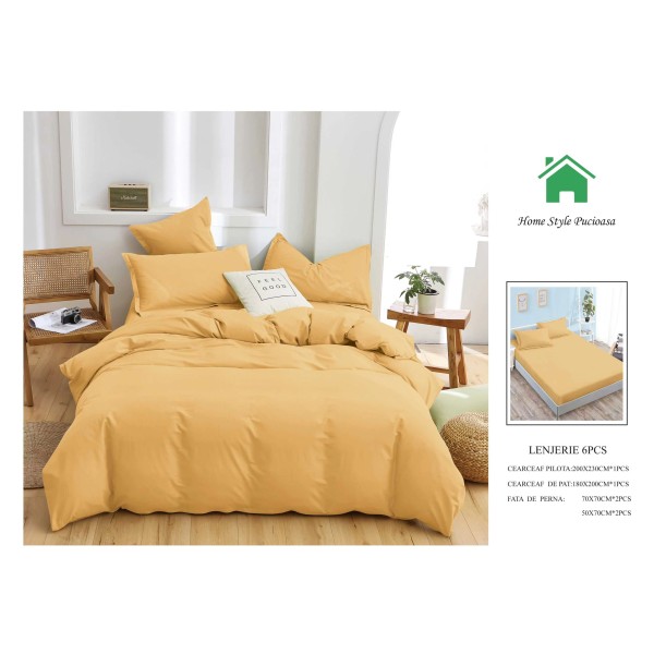 FINET 6 PIESE CU ELASTIC, CULOARE: GALBEN FINET 6 PIESE CU ELASTIC, CULOARE: GALBEN