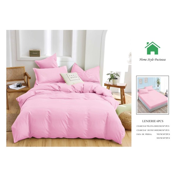 FINET 6 PIESE CU ELASTIC, CULOARE: ROZ PUDRA FINET 6 PIESE CU ELASTIC, CULOARE: ROZ PUDRA