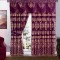 Set draperie Jacquard, 300 x 250,Mov-auriu Set draperie Jacquard, 300 x 250,Mov-auriu