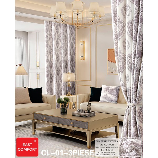 Set draperie Tricot , 150x245, PE12 Set draperie Tricot , 150x245, PE12