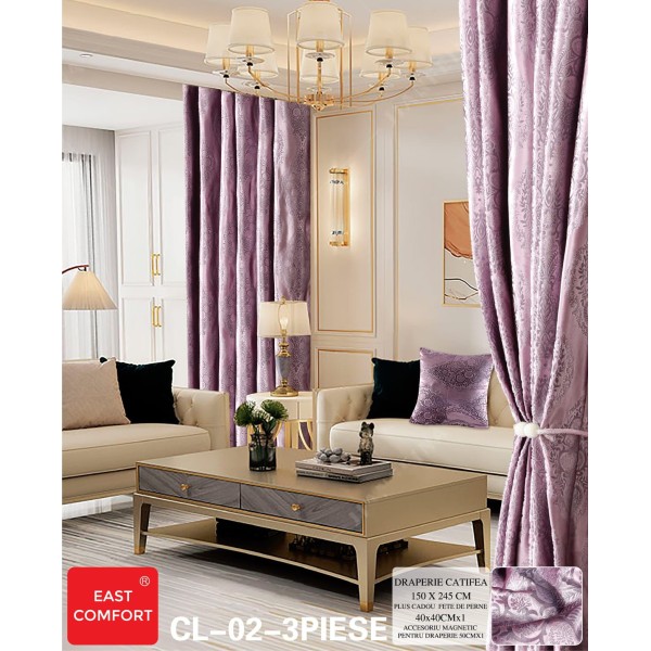 Set draperie Tricot , 150x245, PE13 Set draperie Tricot , 150x245, PE13