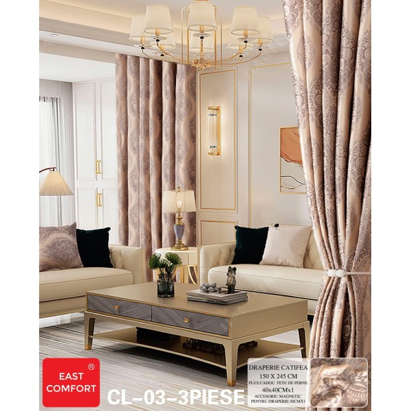 Set draperie Tricot , 150x245, PE15 Set draperie Tricot , 150x245, PE15