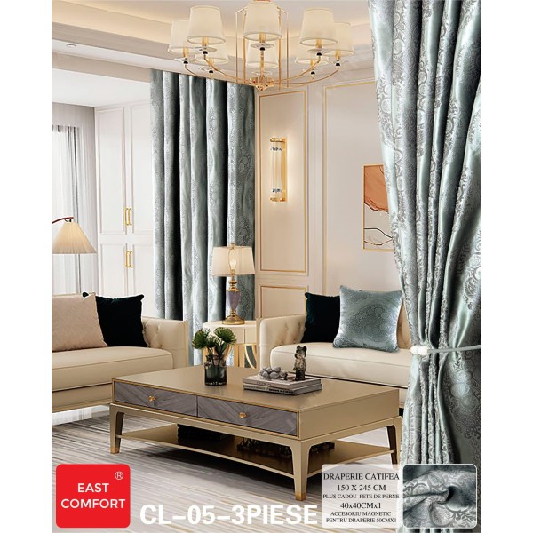 Set draperie Tricot , 150x245, PE17 Set draperie Tricot , 150x245, PE17