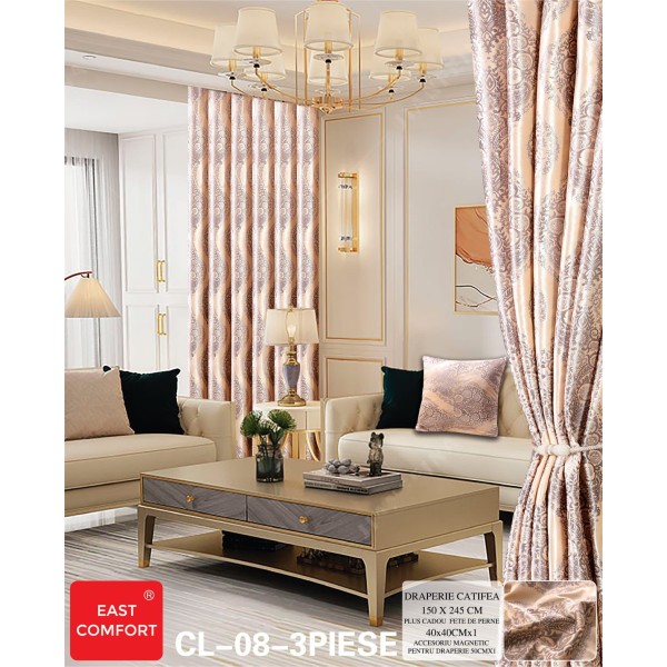 Set draperie Tricot , 150x245, PE18 Set draperie Tricot , 150x245, PE18