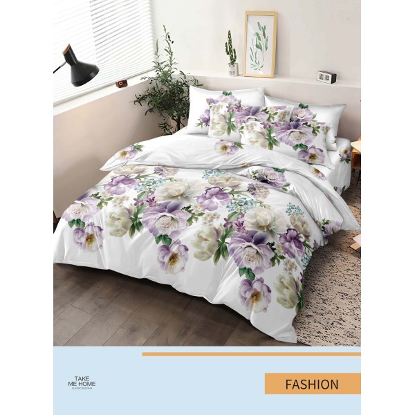 Set Lenjerie de Pat din Finet, 6 Piese, Pat 2 Persoane, SZ18