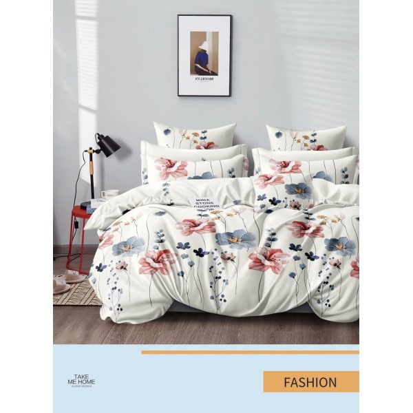 Set Lenjerie de Pat din Finet, 6 Piese, Pat 2 Persoane, SZ43