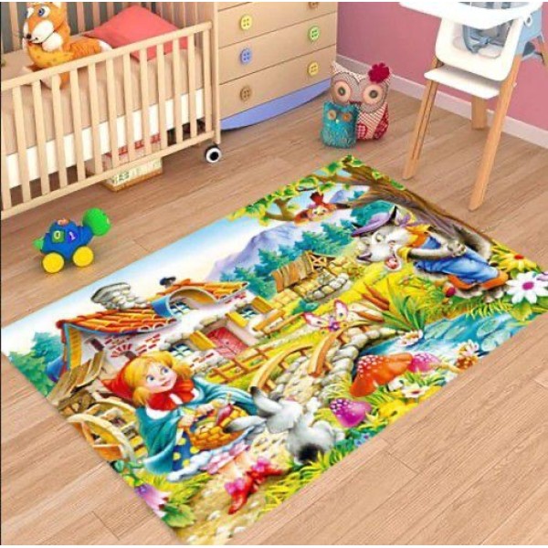 Covor antiderapant , 120 x 180, Scufita rosie