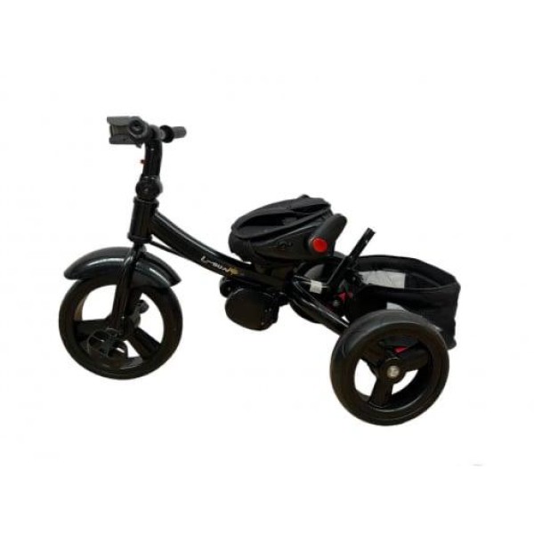Tricicleta cu pozitie de somn, muzica si lumini, 8 luni - 4 ani, Roz Pudra - SL02 GRI