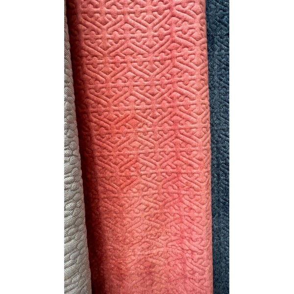 Cuvertura de pat din catifea 200 x 230 cm ,Roz inchis