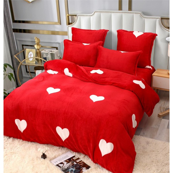 LENJERIE PUFOASA COCOLINO CU 6 PIESE PENTRU PAT DUBLU LC-J19