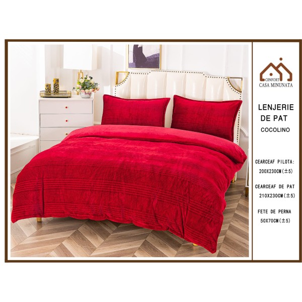 Lenjerie de pat cocolino 4 piese LCP19