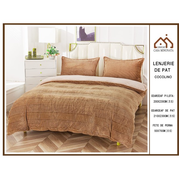 Lenjerie de pat cocolino 4 piese LCP22
