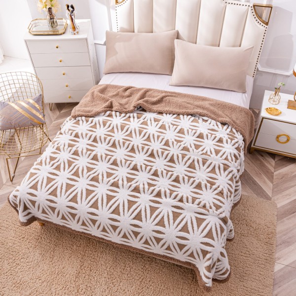 Patura CoCoLiNo Serpuit cu blanita, tip Tricotaj impletit, 200x230cm,Pptk20