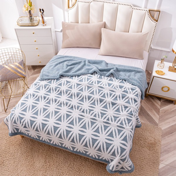 Patura CoCoLiNo Serpuit cu blanita, tip Tricotaj impletit, 200x230cm,Pptk24