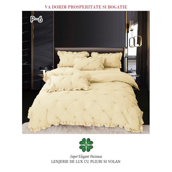 Lenjerie Pat Simpla, Bumbac Finet Premium, LF6PPPY5 Lenjerie Pat Simpla, Bumbac Finet Premium, LF6PPPY5