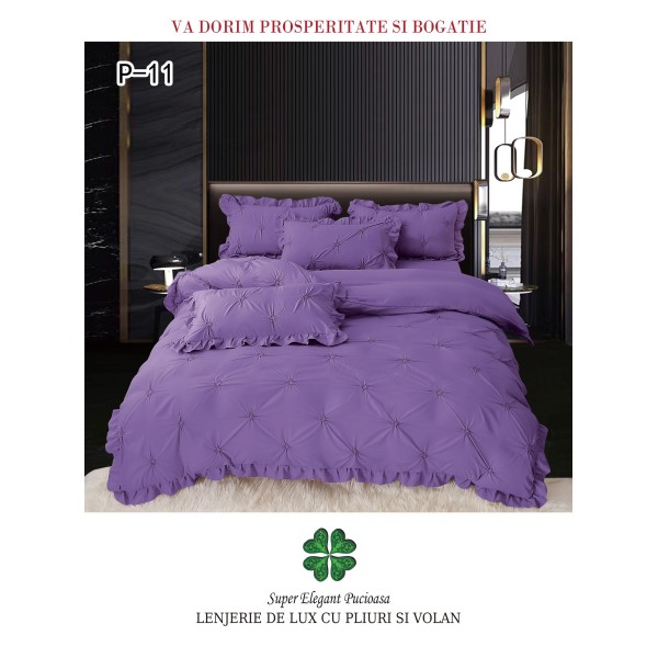 Lenjerie Pat Simpla, Bumbac Finet Premium, LF6PPPY10 Lenjerie Pat Simpla, Bumbac Finet Premium, LF6PPPY10