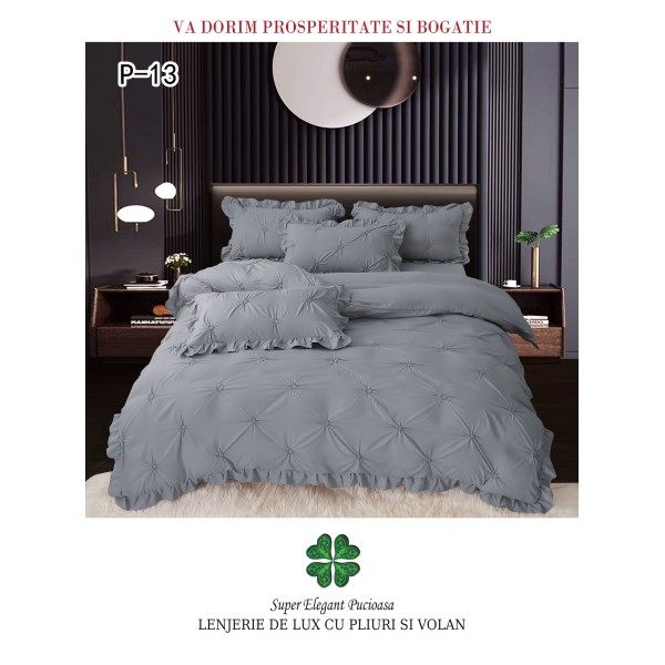 Lenjerie Pat Simpla, Bumbac Finet Premium, LF6PPPY11 Lenjerie Pat Simpla, Bumbac Finet Premium, LF6PPPY11