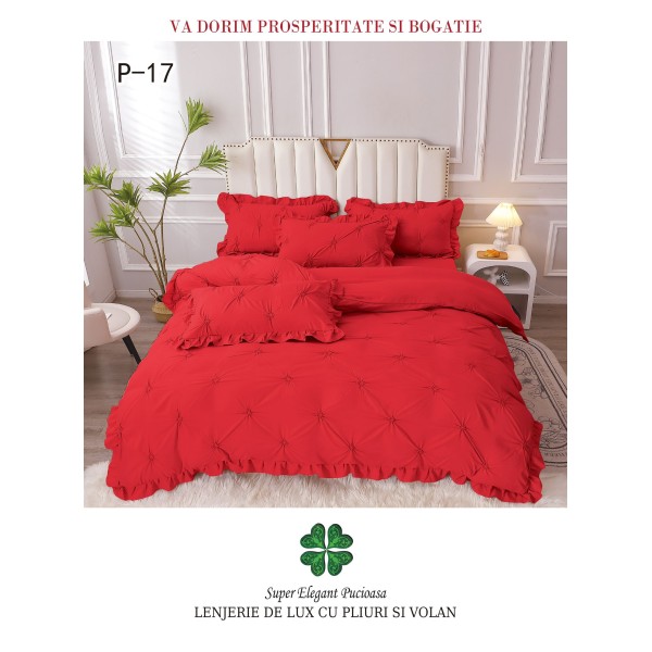 Lenjerie Pat Simpla, Bumbac Finet Premium, LF6PPPY15 Lenjerie Pat Simpla, Bumbac Finet Premium, LF6PPPY15