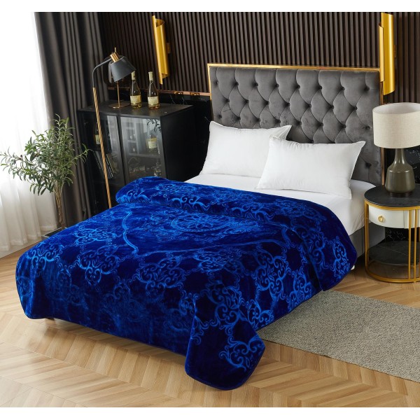 Patura groasa 200X240cm, culoare uni, gofrata PGI2