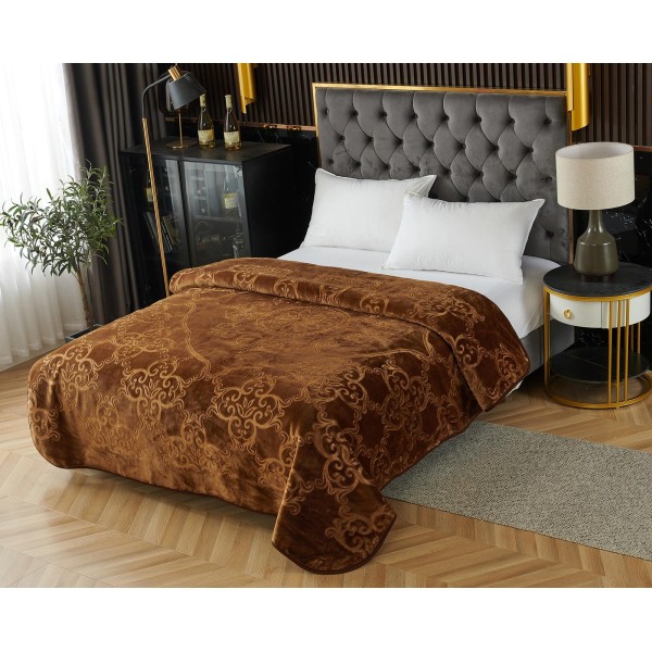 Patura groasa 200X240cm, culoare uni, gofrata PGI6