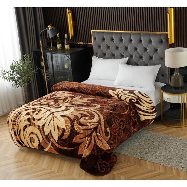 Patura groasa 200X240cm, culoare uni, gofrata PGI21